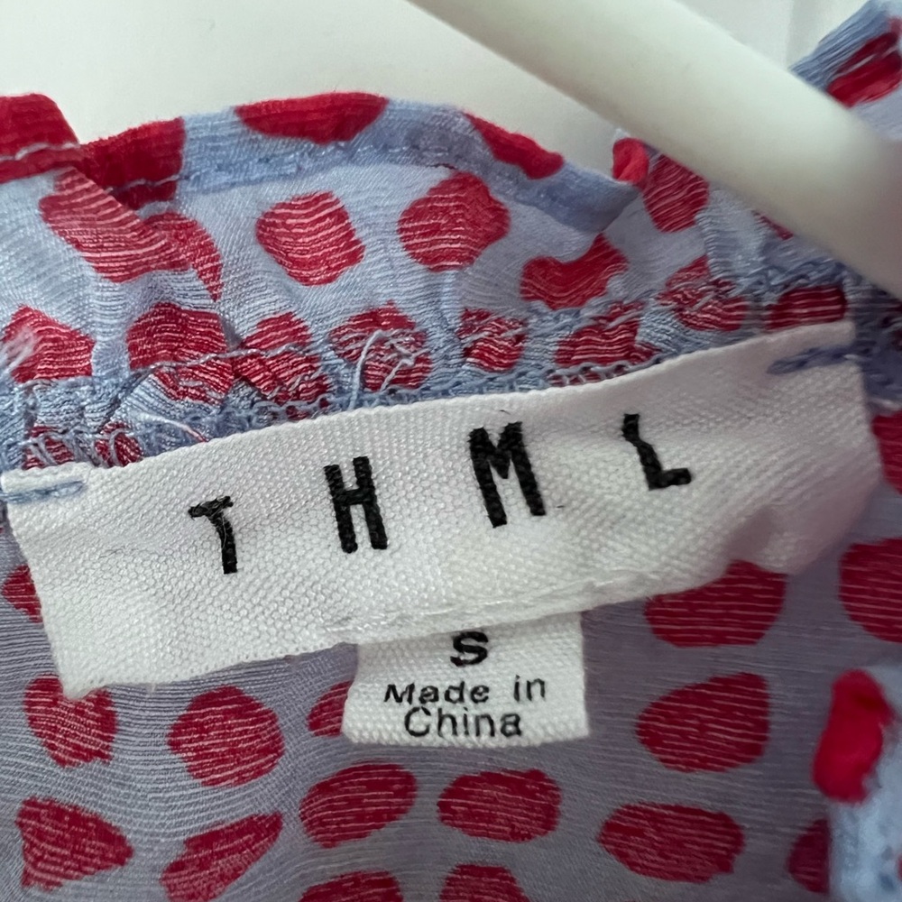THML Women’s Top with stylish ruffle sleeves - Picture 7 of 15